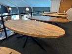 Ovale tafel van robuust mangohout nu 290,-, Huis en Inrichting, Tafels | Eettafels, Ophalen, Industrieweg 25, Rj, Vijf personen of meer