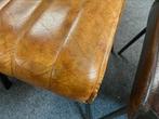 4 vintage look echt lederen stoelen van 269 nu 69 pst bkeuze, Ophalen, Bruin, Nieuw, Leer
