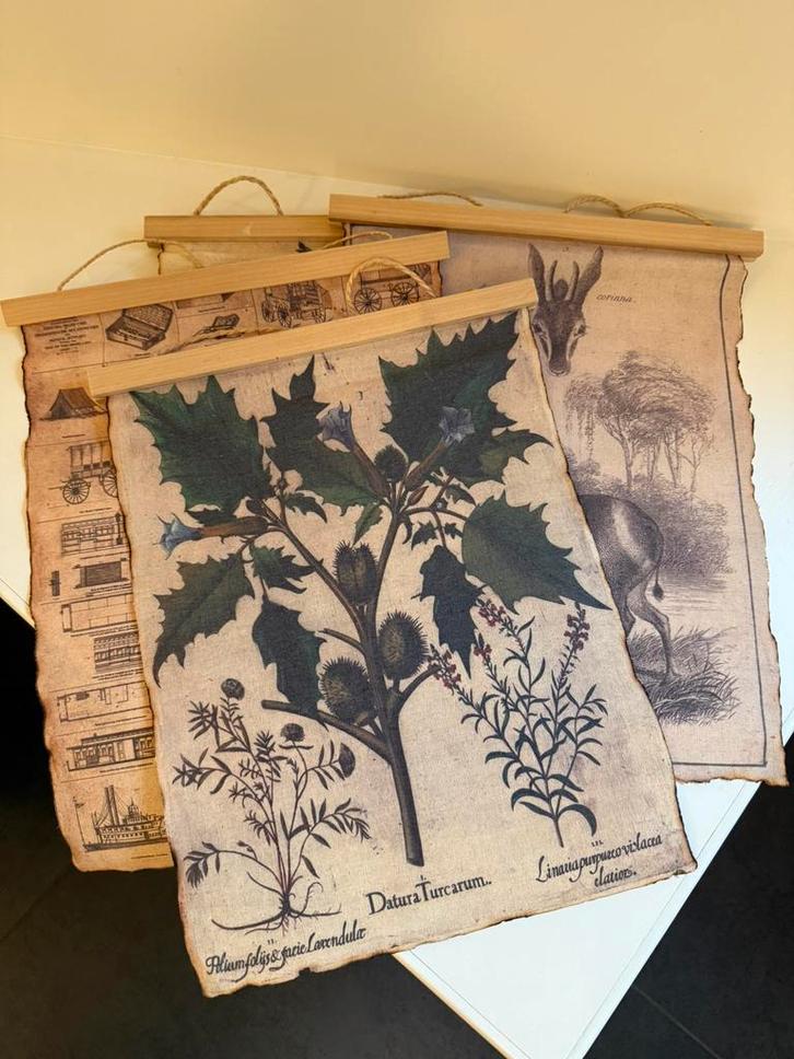 Vintage wanddoeken, Huis en Inrichting, Woonaccessoires | Wanddecoraties, Zo goed als nieuw, Ophalen of Verzenden