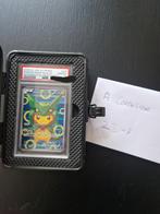 Pikachu poncho rayquaza psa10 pokemon, Ophalen, Zo goed als nieuw, Losse kaart