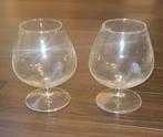 2 kristallen cognac glazen, Antiek en Kunst, Ophalen of Verzenden