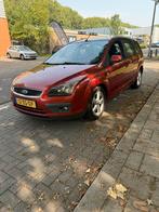 Ford Focus 1.8 92KW Wagon 2008 Airco, stoel verwarming.., 65 €/maand, Zwart, 4 cilinders, Handgeschakeld