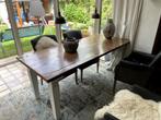 Teak eettafel, Ophalen, Gebruikt, 150 tot 200 cm, Teakhout