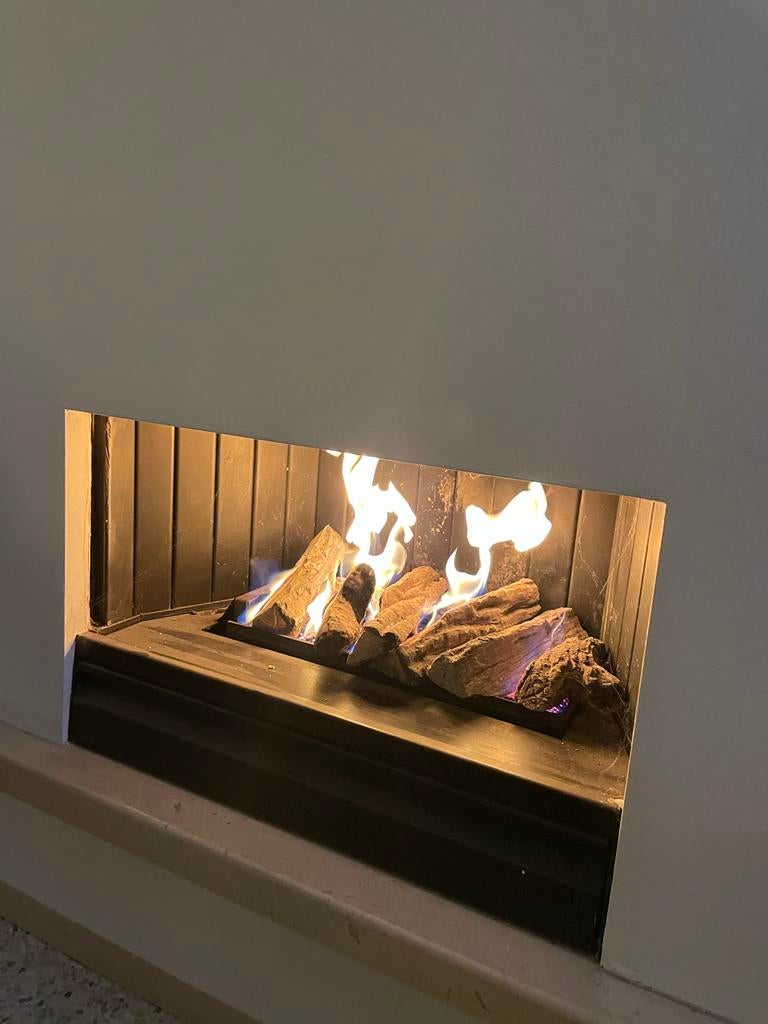Sierblokken voor gas openhaard, Ophalen of Verzenden, Gebruikt, Inbouwhaard, Gashaard