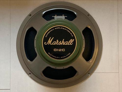 Marshall / Celestion G12C Greenbacks 2x12”, Muziek en Instrumenten, Versterkers | Bas en Gitaar, Zo goed als nieuw, Gitaar, Minder dan 50 watt