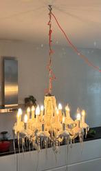 witte ' Hot Kroon' - Piet Boon, 18-arms, Ophalen, Gebruikt, Glas, Modern