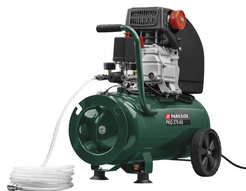 Parkside PKO 270 A5 compressor, Doe-het-zelf en Verbouw, Compressors, Nieuw, 6 tot 10 bar, Minder dan 25 liter, 200 tot 400 liter/min