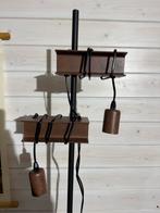 Sta lamp 150cm met 2 fittingen, Ophalen of Verzenden, Zo goed als nieuw