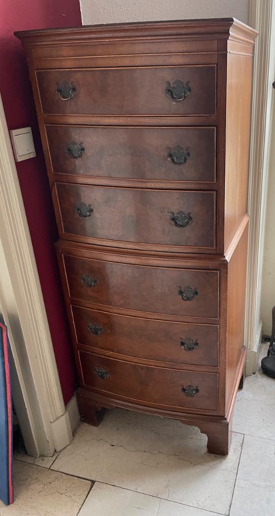 Ladenkast hout, Huis en Inrichting, Kasten | Ladekasten, Gebruikt, 100 tot 150 cm, 50 tot 100 cm, 25 tot 50 cm, Kersenhout, 5 laden of meer