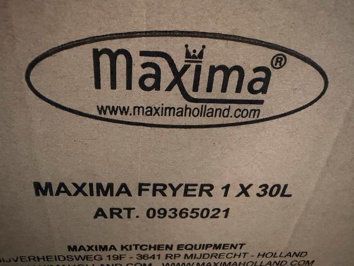 Professionele Maxima Friteuse 1x30L - Nieuw!, Zakelijke goederen, Horeca | Keukenapparatuur, Fornuis, Frituur en Grillen, Nieuw in verpakking