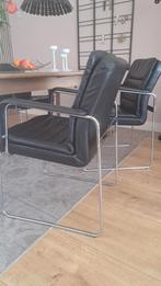 Kinnarps stoelen 4x Zweeds, Ophalen, Zo goed als nieuw, Leer, Vier