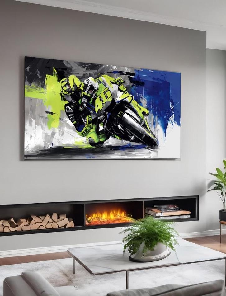 Uniek XXL Glasschilderij | The Oilpaint Maestro - 5 sizes, Antiek en Kunst, Kunst | Schilderijen | Modern, Verzenden