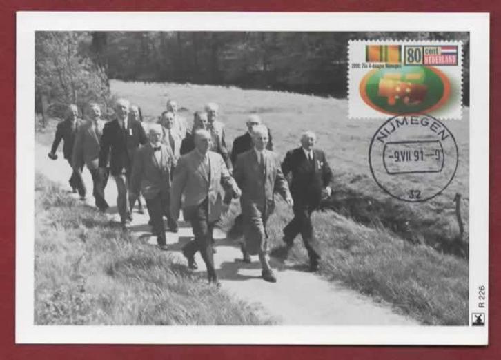 Nijmegen - 75-jr Nijmeegse Vierdaagse - 1991 - Onbeschr, Verzamelen, Ansichtkaarten | Nederland, Gelopen, Gelderland, 1980 tot heden