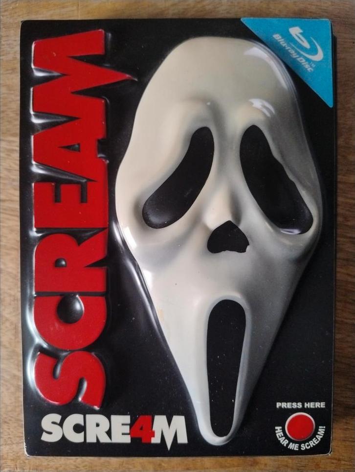 Scream 4 blu-ray gelimiteerde Edition 3D cover, Cd's en Dvd's, Blu-ray, Zo goed als nieuw, Horror, Ophalen of Verzenden