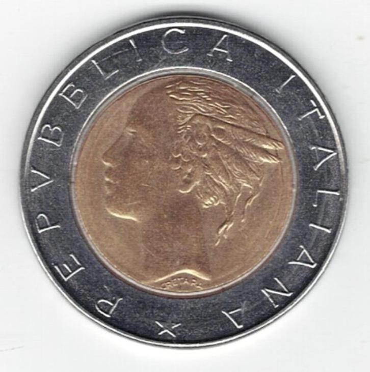 25-2013 Italie 500 lire 1987, Postzegels en Munten, Munten | Europa | Niet-Euromunten, Losse munt, Italië, Verzenden