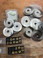 Axxair Draaibank beitelplaatjes en zaagbladen., Ophalen of Verzenden, Zo goed als nieuw, Metaaldraaibank