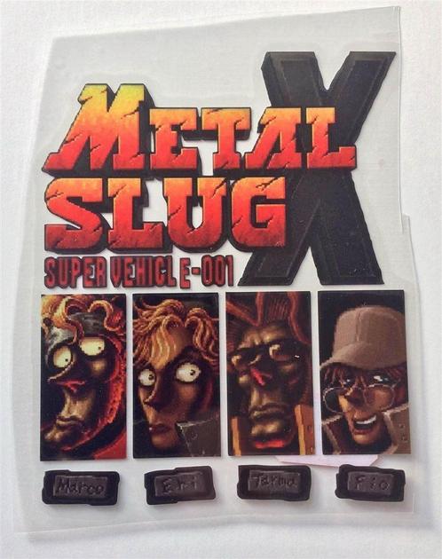 METAL SLUG X NEO GEO Bartop Retro Arcade vinyl Sticker Decal, Verzamelen, Stickers, Nieuw, Verzenden