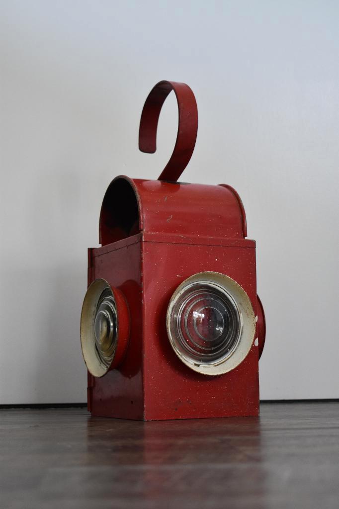 Oude Cahero spoorlamp treinlamp seinlamp lamp sein spoor, Verzamelen, Spoorwegen en Tramwegen, Gebruikt, Trein, Overige typen