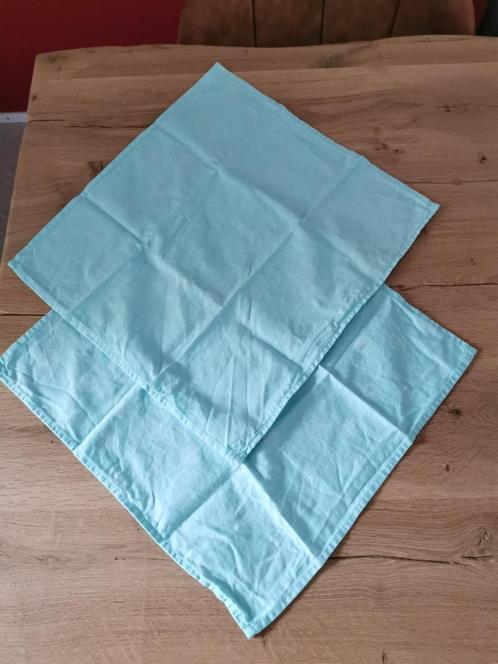 (Zee)groene servetten, Huis en Inrichting, Keuken | Textiel, Zo goed als nieuw, Groen, Ophalen of Verzenden
