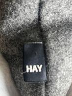 Hay Kussen met Knoop - 55x40 cm, Huis en Inrichting, Woonaccessoires | Kussens, Ophalen, Zo goed als nieuw, Grijs, Rechthoekig