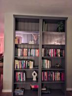 Grijze boekenkast - 1 deel (nieuw in doos), Ophalen, Met deur(en), 200 cm of meer, Nieuw
