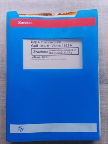Werkplaatsboek Vw Golf 3 + VR6 Syncro 02C Versnellingsbak beschikbaar voor biedingen