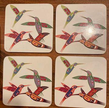 Ben Houstie Onderzetters - Four Hummingbirds beschikbaar voor biedingen