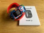 Garmin vivofit jr junior 1 met bandje ‘Marvel super heroes’, Gebruikt, Blauw, Garmin, Ophalen of Verzenden