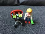 Playmobil, moeder met 2ling in wandelwagen., Ophalen of Verzenden, Zo goed als nieuw
