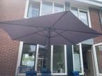 Parasol antrasit grijs zonder voet, Parasolvoet, Verstelbaar, Gebruikt, 2 tot 3 meter