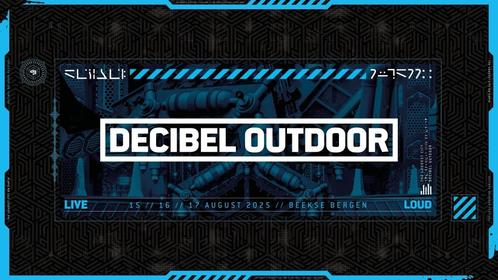 2 kaartjes Decibel Outdoor festival zaterdag 16 augustus, Tickets en Kaartjes, Evenementen en Festivals, Twee personen