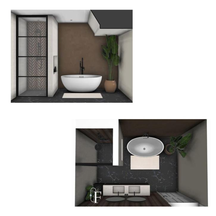 Aangeboden 3D SketchUp tekenaar interieur commercieel, Huis en Inrichting, Badkamer | Complete badkamers, Nieuw, Ophalen of Verzenden