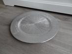 Onderbord/Kaarsplateau Zilverkleurig 33 CM >Snelle Verzendin, Huis en Inrichting, Woonaccessoires | Kandelaars en Kaarsen, Kunststof