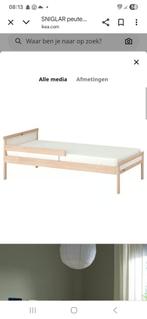 ikea Sniglar peuterbed 2x, Ophalen, 90 cm, Eenpersoons, Wit