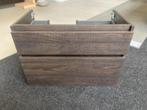 onderkast badmeubel donkerbruin houtlook goedkoop, Ophalen, Gebruikt, 50 tot 100 cm, Minder dan 100 cm