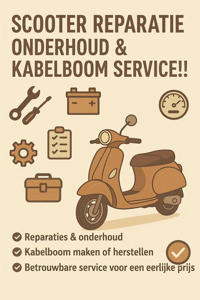 Reparatie, Fietsen en Brommers, Scooters | Overige merken, Zo goed als nieuw, Benzine, Ophalen of Verzenden