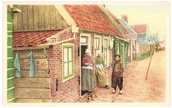 970502 Volendam NH Klederdracht Nette oude kaart Onbeschreve, Verzamelen, Ansichtkaarten | Nederland, Ongelopen, Noord-Holland