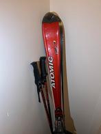 Vintage Atomic Ski's met Stokken, Sport en Fitness, Skiën en Langlaufen, 160 tot 180 cm, Gebruikt, Ophalen of Verzenden, Carve