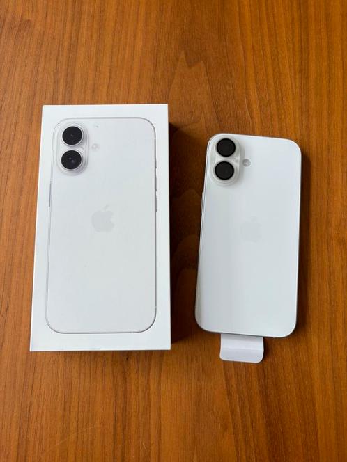 iPhone 16 | 128GB | wit | krasvrij | inruil mogelijk apple, Telecommunicatie, Mobiele telefoons | Toebehoren en Onderdelen, Zo goed als nieuw
