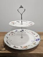 LEUKE "JANNEKE BRINKMAN" ETAGERE, Huis en Inrichting, Keuken | Servies, Gebruikt, Keramiek, Ophalen of Verzenden, Schaal of Schalen