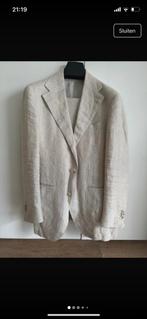 Suitsupply zand 100% linnen pak 46, Ophalen of Verzenden, Zo goed als nieuw, Maat 46 (S) of kleiner, Beige