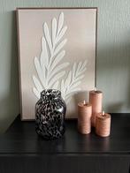 Mansion leopard vaas 23 cm nieuw, Huis en Inrichting, Woonaccessoires | Vazen, Overige kleuren, Nieuw, Ophalen of Verzenden, Glas