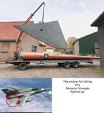 Vleugel Panavia Tornado Fighter Jet, vliegtuigonderdeel, Ophalen, Gebruikt, Overige typen
