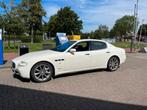 Maserati quattroporte 2007 4.2 V8 ZF, Auto's, Automaat, 402 pk, Wit, Leder