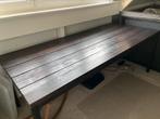 Woodville houten tafel Vic, Huis en Inrichting, Tafels | Eettafels, Ophalen, 50 tot 100 cm, Zo goed als nieuw, Vijf personen of meer