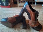 Vintage plateauschoenen Tony Iammatteo 41, Ophalen of Verzenden, Bruin