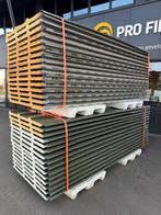 Dakplaten geisoleerde sandwichpanelen Groen 31 x 300cm, Ophalen, Zo goed als nieuw, Overige materialen