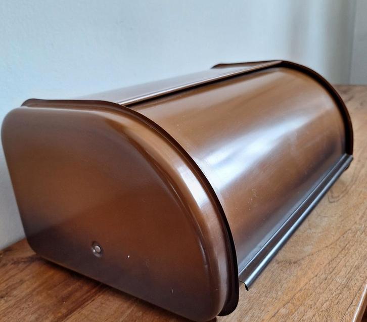 Retro bruine broodtrommel, broodbak, Verzamelen, Retro, Huis en Inrichting, Ophalen of Verzenden