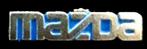 Mazda speld- blauw-zilverkleur, Verzamelen, Speldjes, Pins en Buttons, Verzenden, Nieuw, Transport, Speldje of Pin