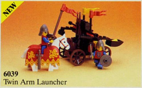 Lego Castle Lion Knights 6039 Twin Arm Launcher, Kinderen en Baby's, Speelgoed | Duplo en Lego, Zo goed als nieuw, Lego, Complete set